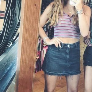 Brandy Melville Stripped Crop Top